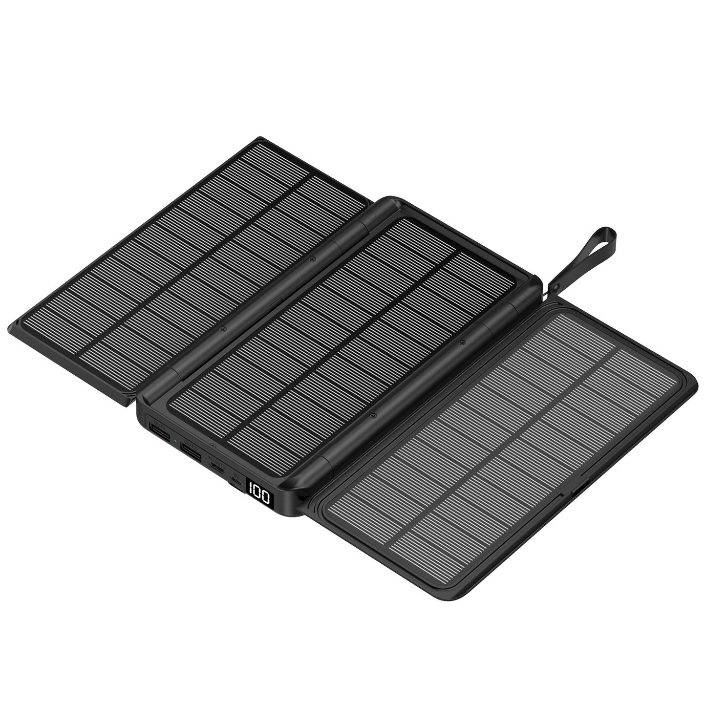 Large Capacity Outdoor Folding Solar Panels Wireless Power Bank